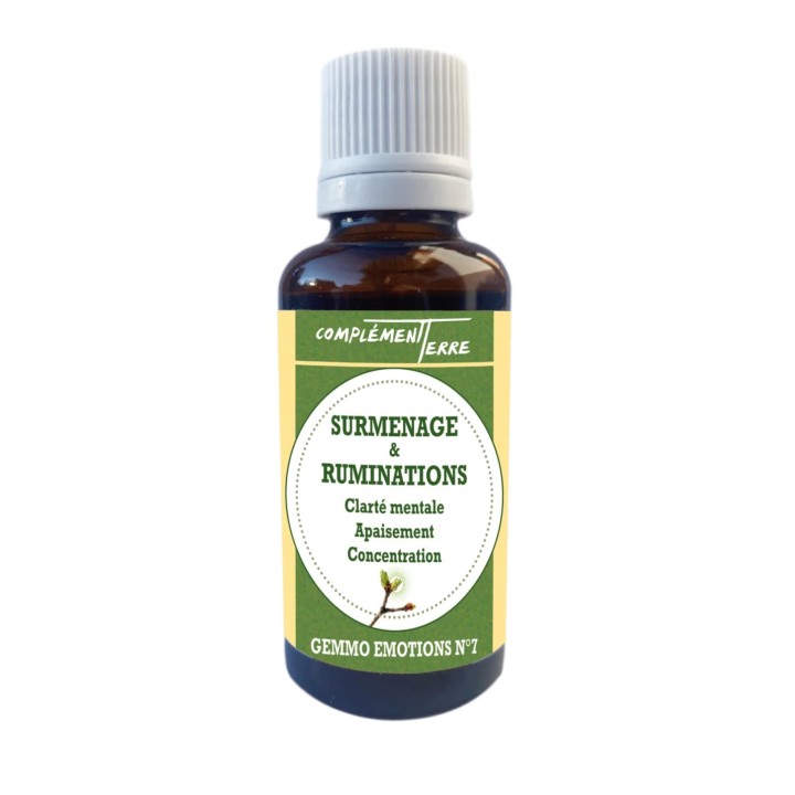 Gemmotherapy: Mother macerate of buds for Overwork & Rumination